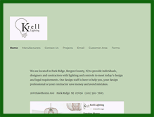 Tablet Screenshot of krelllighting.com